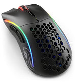 Model D- (Minus) Wireless Gaming Mouse - 67G Superlight Honeycomb Design, Rgb, Ergonomic, Lag Free 2.4Ghz Wireless, Up To 71 Hours Battery - Matte Black