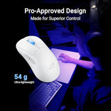 ASUS ROG Keris II Ace Wireless Gaming Mouse β Right-Handed Ergonomic, 54g, Tri-Mode Connectivity, 42K DPI, up to 107Hr Battery, PC/Mac Support - White
