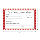 Bbq Baby-Q Predictions And Advice Baby Shower Cards - 24 Count