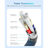 Usb 3.0 A To A, 3.3 Ft, Male To Male Cable Double End Usb Cord Compatible With Hard Drive Enclosures Dvd Player Laptop Cooler - Blue