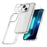 Compatible For Iphone 13 Case Clear With Premium Screen Protector & Camera Lens Protector, Military-Grade Protection, Yellowing Resistant, Compatible With Iphone 13 Clear Case (Crystal Clear)