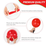Carnival Balloon Kit, 65pcs Red, Yellow, Blue & Confetti Balloons for Parties
