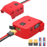 Multi-Functional Usb Charger Adapter & 18V Battery Adapter Compatible With 18V Battery, With 2 Usb Ports & 1 Type-C Fast Charging Ports, With Dc Xt60 Port For Diy(2-Pack)