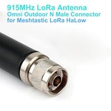 915Mhz Lora Antenna 5Dbi Gain Omni With N Male Connector For Meshtastic 915Mhz Lora Halow Application/Repeaters/Devices (1Pack)