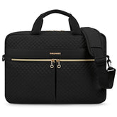 Bagsmart 17.3/15.6 Inch Laptop Bag, Briefcase For Women Computer Messenger Bag Office Travel Business, Black