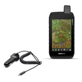 BoxWave Car Charger Compatible with Garmin Montana 700 - Car Charger Plus, Car Charger Extra USB Port with Integrated Cable - Black