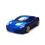 Wireless Car Mouse For Computer, 2.4G Usb Receiver, 1600Dpi Adjustable, Sport Car Design, Plug & Play, Compatible With Laptop Pc Mac Windows Linux, For Boys & Men (Blue)