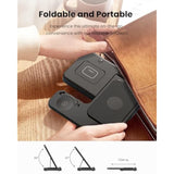 Wireless Charger For Samsung, 3 In 1 Foldable Wireless Charging Station For Samsung Galaxy S24 Ultra Plus S23 S22 S21 S20, Z Flip/Fold 5 4 3, Watch 6 5 4 3 Active, Buds 2 Pro/Live, Android