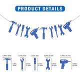 Blue Glitter Best Dad Ever Happy Father's Day Banner Fathers Day Decorations for Party Fathers Day Party Decorations Happy Fathers Day Banner Decorations Happy Fathers Day Decorations for Office Super