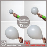 140-Pc Matte Gray Balloon Kit 18/12/10/5" Mixed Sizes