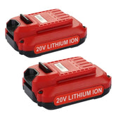 2 Pack 3.5Ah Replacement Battery For Craftsman 20V Battery Cmcb201 Cmcb100 Cmcb124 Cmcb202 Cmcb204 Cmcb206 Compatible With Craftsman V20 20V Cordless Power Tools