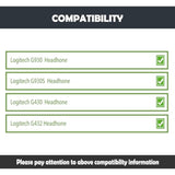 G930 Earpads Cushion Replacement With Protein Leather For G930 G930S 430 G432 Headphones