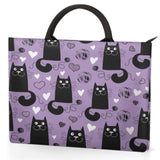 Lively Cat Paint Laptop Sleeve Case 13 13.3 14 Inch Laptop Bag With Handle & Pockets Durable Notebook Computer Carrying Case For Men Women Multi-Color & Size Choices