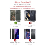 For Motorola Edge 2025 Case, With Camera Lens Cover Hd Screen Protector, Dual Layer Military-Grade Drop Tested Magnetic Ring Holder Kickstand Protective Phone Case For Motorola Moto Edge 2025 (Purple)