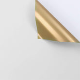 Double Sided Golden Flower Wrapping Paper Waterproof Gift Packaging Florist Bouquet Wraps, 20 Sheets 23.6X23.6 Inch (White)