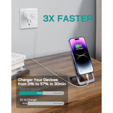 Phone 12 13 14 Fast Charger, 2-Pack 20W Pd Type C Charger With 6Ft Usb-C Charging Cable Compatible With Phone 14 13 12 11 Pro Max/Pro/Plus/Xs/Xr/X