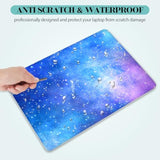 Laptop Skin Sticker Decal, 12" 13" 13.3" 14" 15" 15.4" 15.6 Inch Personalized Universal Vinyl Notebook Skin Sticker Cover Art Protector Decal With Free 2 Wrist Pads, Nebula Galaxy