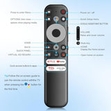 Voice Control Remote For Tcl Google Smart Android Tv?4 Shortcut Buttons