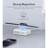 170W Usb C Charging Station Block, Travel Charger For Multiple Devices, Usb C Charger Plug For Iphone 16 15 14 13 12 Series, Apple Watch Ultra Se 10 9 8 7 6 5 4 3 2, Airpods, Macbook Pro Air, Ipad