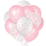 Pink Bow Balloons: Coquette Party Decorations, 32pcs
