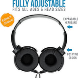 Classroom Headphones (10 Pack): On-Ear Premium Student Bulk Headphones: Perfect for Kids, Grades K-12, Schools & for Class Sets (Great Value,