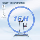 Bluetooth Headphones, Wireless Earbuds With 16 Hours Playtime Bluetooth 5.3 Wi