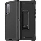 OtterBox Samsung Galaxy S20 FE 5G (FE ONLY - Not Compatible with Other Galaxy S20 Models) Defender Series Case - Black, Rugged & Durable, with Port Protection, Includes Holster Clip Kickstand