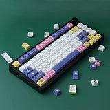 136 Keys Pbt Keycaps,Xda Profile Keycaps Dye Sublimation Customized Ansi Layou