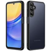 JETech Matte Case for Samsung Galaxy A15 5G / 4G 6.5-Inch, Frosted Translucent Back Protective Slim Phone Cover, Anti-Fingerprints (Black)