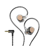 ST2 Pro IEM Gaming Earphones - Dual Magnetic Engine for Immersive Gaming Sound Wired Earbuds/Inline Mic/Detachable 2-Pin Cable, 3.5mm Plug, Black