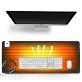 Heated Desk Pad With 5 Heat Levels & Auto Shut-Off – Large Pu Leather Mouse Pad, Keyboard Mat & Writing Surface, 31.5" X 13", Black