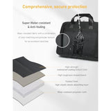 15-16 Inch Laptop Shoulder Bag Business Briefcase Water Resistant Computer Messenger Bags Compatible With Macbook Pro 16, Macbook Air 15 M4, Hp, Dell, Asus Notebook, Black