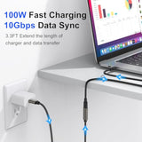 Usb C Extension Cable 3.3Ft Usb C Extender, Usb Type C Male To Female Cable 10