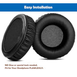 Professional Replacement Earpads Cushion Compatible With Bluedio H+ Turbine H + Turbine H + Turbine Headphone Ear Pads With Skin-Friendly Leather And Memory Foam