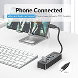 5Gbps Usb 3.0 Hub, Multi 4 Ports Usb Splitter Usb Expander For Laptop, Compute