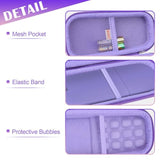 Protective Carrying Case Replacement For Microsoft Arc Touch Wireless Mouse Hard Eva Shockproof Travel Storage Pouch Cover Bag, Lilac