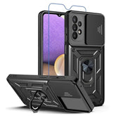 For Samsung Galaxy A32 5G Case: Phone Case With Screen Protector For Samsung Galaxy A32 5G - Black