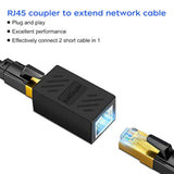Rj45 Cat6 Coupler Ethernet Extender Connector, 6 Pack In Line Coupler For Cat6