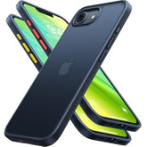 Guardian Shockproof For Iphone 16E Case 2025, Grade Test Protection 16E Phone Case Slim Thin Durable Diy Buttons Anti Scratch Translucent Matte Hard Back Case For 16E Case 6.1", Black