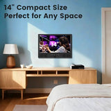 14 Inch Small Smart Tv Hd Led, Small Portable Smart Tv With Built-In App, Digital Atsc Tuner,Hdmi/Usb/Av Inputs, Small Smart Television For Kitchen,Bedroom,Rv,Camper