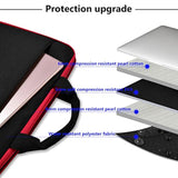 Laptop Sleeve 13-14 Inch Case Briefcase Compatible With Pro 14 Inch M4/M3/M2/M1 All Model Of 13.3 Inch Mac Air/Pro, Xps 13 14, Most Popular 13"-14" Notebooks,B01K03