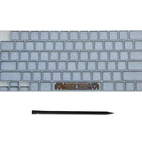 Laptop Keyboard Keycaps Keys Replacement For Macbook Pro/Air Retina 13.6/14/15/16" M2/M3 Pro Model A2681 A3113 A2941 A3114 A2779 A2780 A2918 A2992 A2991 2022-2024 Year (Black)