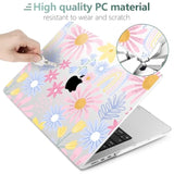 For M4 Macbook Pro 14 Inch Case 2024 2023 2021 A3112 A3401 A3185 M3 A2918 A2992 M2 A2779 M1 A2442 Pro Max With Retina Xdr Display & Touch Id, Plastic Hard Shell Cover, Florals