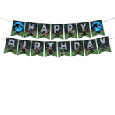 Dinosaur Happy Birthday Banner, Cool Dino Birthday Party Supplies, Jurassic Theme Decorations Banners, Reusable Dinosaur Celebration Party Backdrop Signs For Boys & Girls