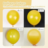 110pcs Mustard Yellow Balloons Garland Kit Different Sizes for Fall Baby Shower Party