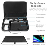 Smatree Laptop Hard Carrying Case for 16.2inch MacBook Pro M4 2024/2023 A2991 A2780/2021 A2485, 11inch iPad A16 2025,iPad Air M3 2025/M2 2024,iPadPro M4 2024(No Key Board),16inch MacBookPro 2019/A2141