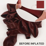 100 Pcs 12 Inch Burgundy Red Latex Balloons Party Decorations
