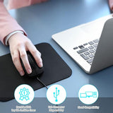 16 Pack Computer Mouse Pack Bulk Wired Silent Usb Optical Corded Mouse With 3 Adjustable Dpi Computer Mice Compatible With Laptop Desktop Pc School Office Business Home Supplies