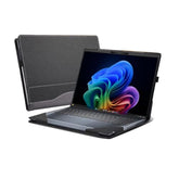 For Dell Latitude 7455 14'' Laptop Case And Latitude 7450/7440 Drop Resistant Leather Case 2-In-1 Pu Leather 14" Laptop Sleeve (Dark Blue)