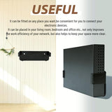 Wall Mount Compatible With Tp-Link Tl-Sg108 Tl-Sg108E Ls108Gp 8-Port Gigabit Easy Smart Switch, Metal Wall Mount Holder For Ethernet Switch Multi-Purpose Poe Switch Gigabit Switch Holder
